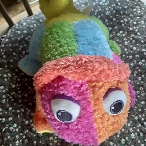 Lizard Multicolored pastels Stuffed Animal